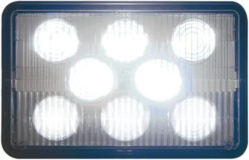 Vista 2 de United Pacific 31358 8-LED de alta potencia 4" X 6" faro - luz baja, cada uno