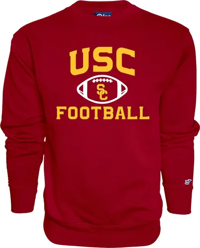 Vista 10 de Blue 84 NCAA sudadera de cuello redondo para hombre, color del equipo de fútbol