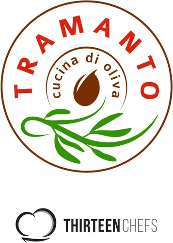 Vista 7 de Cuchara redonda de madera de olivo Tramanto, hermosa tallada a mano para mezclar, agitar y servir, 12 pulgadas