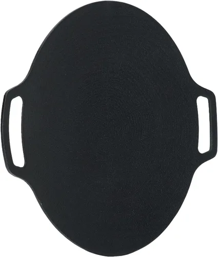 Vista 9 de Sartén antiadherente, sartén coreana para barbacoa con doble asa, revestimiento de 6 capas, parrilla redonda multifuncional para cocina de gas