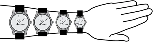 Vista 5 de Reloj de pulsera con correa de expansión fácil de lector con esfera blanca súper grande de 1.73 pulgadas, reloj de pulsera de moda con pantalla