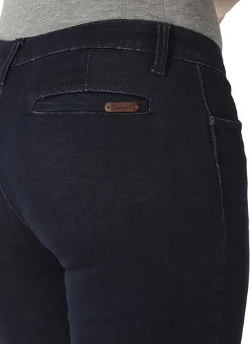 Vista 4 de Wrangler Pantalones de mezclilla retro Mae de tiro medio para mujer