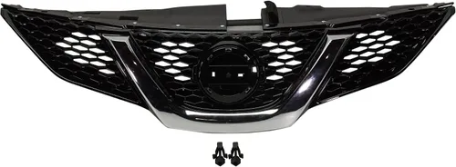 Vista 36 de Garage-Pro Conjunto de Parrilla Frontal para Nissan Frontier 1998-2000, Cáscara Cromada, Inserción Negra, Accesorios Nissan Frontier, NI1200183