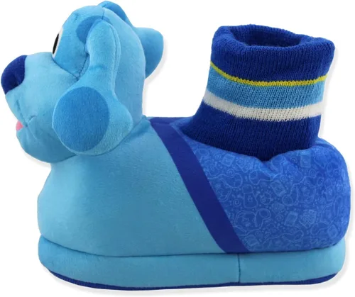 Vista 6 de Nickelodeon Blue's Clues & You - Pantuflas de felpa 3D para niños pequeños
