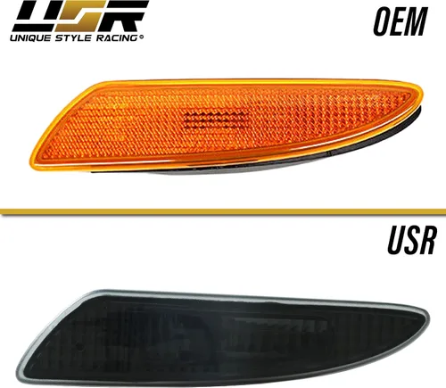 Vista 5 de USR 07-08 R230 SL Class - Juego de luces laterales de parachoques de humo (izquierda + derecha) compatible con Mercedes Benz R230 SL Class 2007-2008