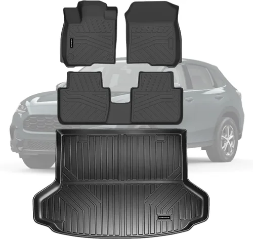 Vista 72 de Revestimientos de suelo para Acura ADX y Honda HR-V 2023-2026 TPE 2023-2026 TPE protección para todo tipo de clima, tapetes de primera y 2ª fila