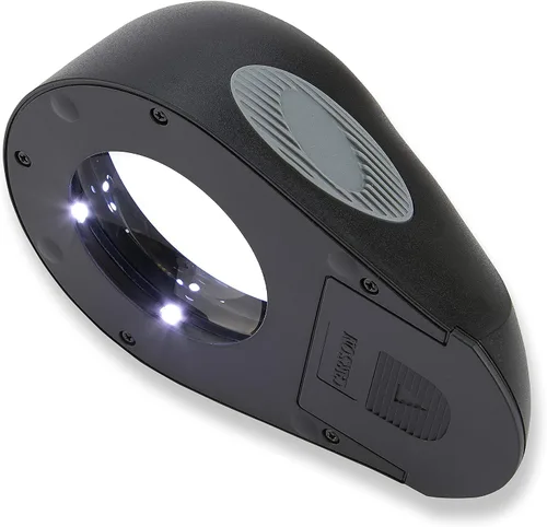 Vista 9 de Carson LumiLoupe Ultra 5x Lupa de lupa con luz LED con 3 ajustes de brillo (LL-88)