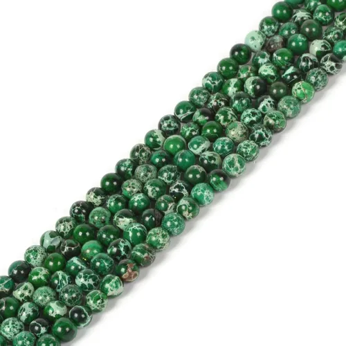 Vista 9 de 7 piedras preciosas de chakras de 0.157 in redondas de cristal curativo sueltas de 16 pulgadas para hacer cuentas de joyería