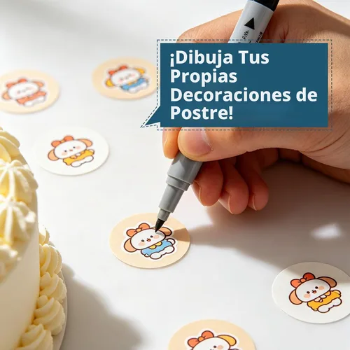 Vista 6 de Papel comestible, 25 piezas, hojas de glaseado de papel de azúcar de 11.7 x