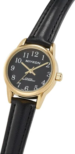 Vista 8 de Miykon Dainty Minimalist Dress Watches for Women – Small Easy Reader Analog Watch with Genuine Leather Strap and Second Hand – Japanese Quartz