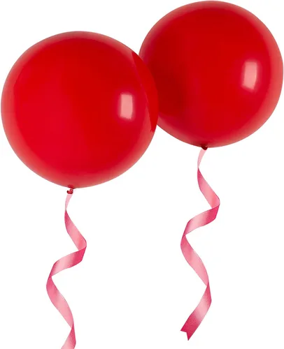 Vista 11 de Globos redondos gigantes de 24 pulgadas, paquete de 10 globos de látex negro para sesiones de fotos, bodas, baby shower, decoraciones de fiesta