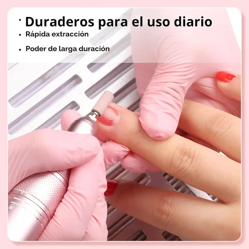 Vista 8 de Makartt - Puntas de taladro para uñas y bandas de lijado para taladro de uñas, 100 piezas de 4 colores de grano grueso y fino 80/120/180/240