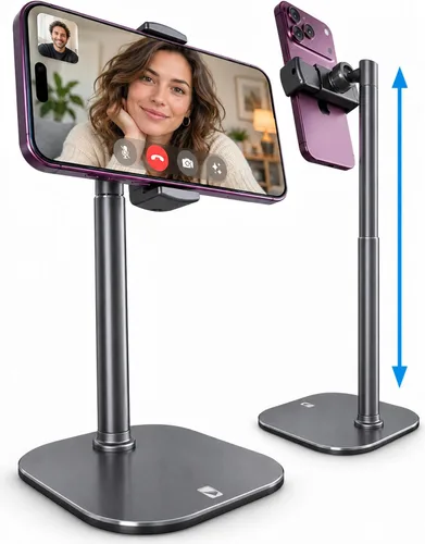 Vista 7 de COOPER ChatStand Sturdy Cell Phone Holder, iPhone Stand for Desk, Recording Todo negro