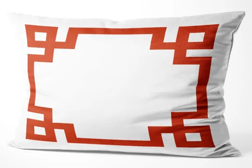 Vista 42 de Funda de almohada rectangular con cremallera en un lado impreso de 12 x 16 pulgadas, color blanco y rosa intenso Rosa fucsia