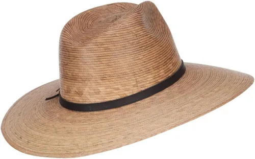 Vista 3 de Sombrero safari con trenza de palma para hombre Dk Palm