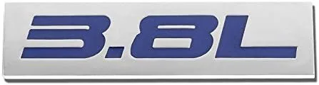 Vista 32 de 1.5L Negro/Cromo Aleación de Aluminio Auto Maletero Puerta Guardabarros Parachoques Insignia Calcomanía Emblema Cinta Adhesiva Pegatina