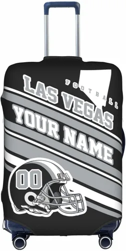 Vista 38 de Fundas de equipaje personalizadas con nombre y número, funda de maleta lavable elástica personalizada para equipaje, Arizona, Fútbol
