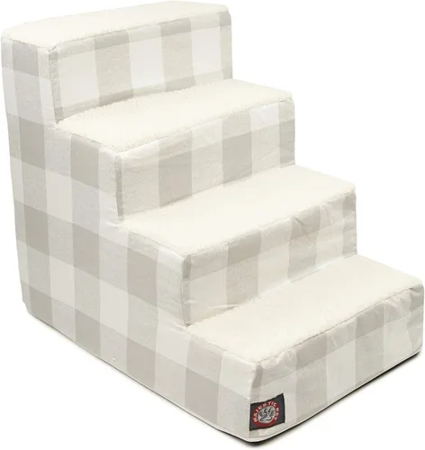 Vista 95 de Majestic Pet - Escaleras portátiles para mascotas suave escalón de espuma de sherpa escalones para perros y gatos rampa para cachorros