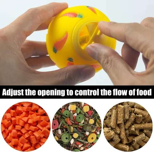 Vista 3 de Paquete de 9 tazas apilables de conejo y bolas de golosinas de conejo, con tazas apilables de plástico multicolor, juguetes de conejo