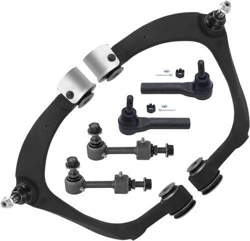 Vista 62 de Detroit Axle - Kit de brazos de control delantero para Chevy Silverado 1500 GMC Sierra 1500 GMC Sierra 1500 Avalanche Yukon Tahoe Escalade ESV EXT