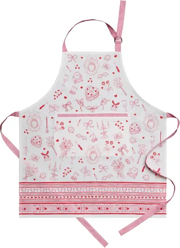 Vista 580 de Maison d' Hermine Delantales para mujer con bolsillo, 100% algodón (27.50 x 31.50 pulgadas)