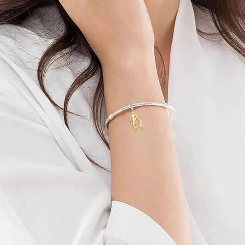 Vista 186 de PROESS Dije para padre, madre e hija, pulsera de plata de ley para pulseras, regalos de cumpleaños, día de San Valentín, para hija, madre, amante