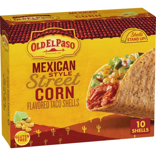 Vista 10 de Old El Paso Stand 'N Stuff Bold Nacho Cheese - Conchas de taco con sabor a queso de nacho, 10 unidades (paquete de 6)