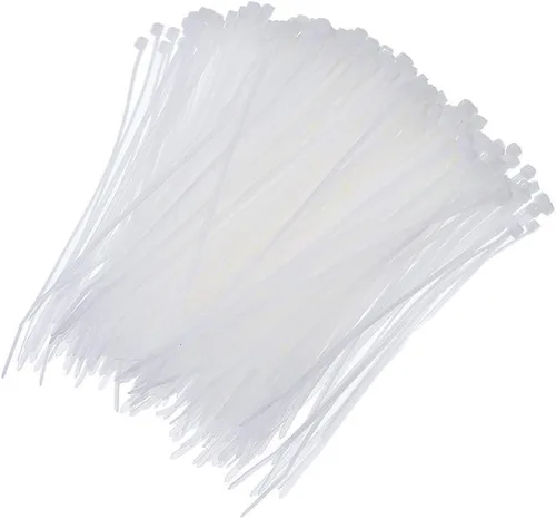 Vista 4 de Paquete de 1000 bridas para cables de 4 pulgadas, resistentes a los rayos UV, resistentes a la intemperie, 18 libras (negro)