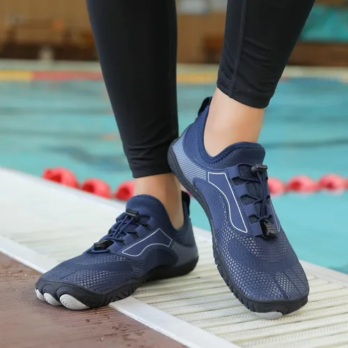 Vista 5 de Zapatos de agua para mujer, zapatos de playa descalzos, de secado rápido, para yoga, sin cordones, zapatos de natación para hombre