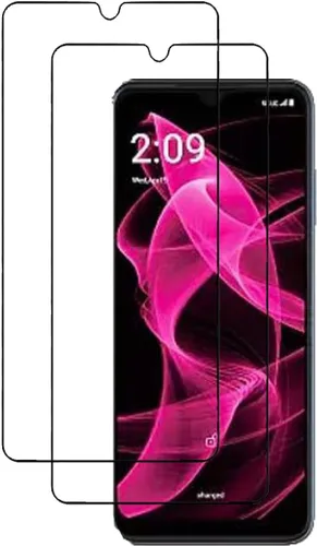 Vista 5 de [Paquete de 2] Protector de pantalla de vidrio templado Frontier Protector protector para T-Mobile Revvl 6X 5G 2023