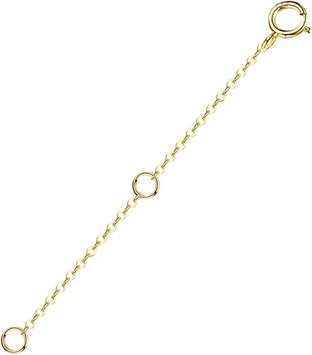 Vista 13 de Extensor de Collar de Oro Sólido de 14K Extensor de Pulsera Real de 2 3 4 Pulgadas Cadena Ajustable Duradera Extensión de Tobilleras de Oro