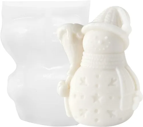 Vista 10 de Moldes de silicona para velas cruzadas, molde de fundición de resina para hacer velas religiosas, yeso de arcilla polimérica