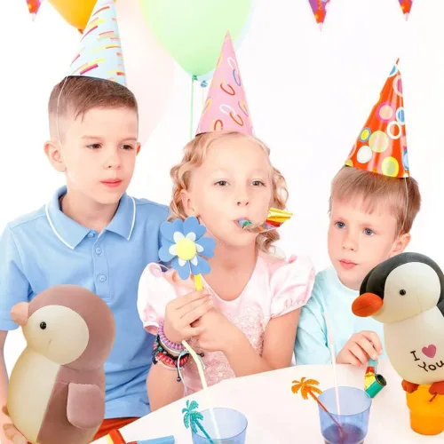Vista 2 de Peluche de pingüino de 9.8 pulgadas, lindo pingüino de peluche para niños
