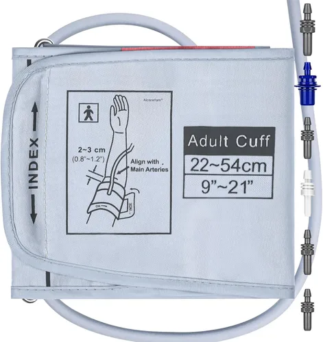 Vista 10 de Alcarefam Manguito pediátrico para presión arterial, 4.7”-9.5” (12-24 cm) Manguito pequeño para niños compatible con el monitor de presión arterial