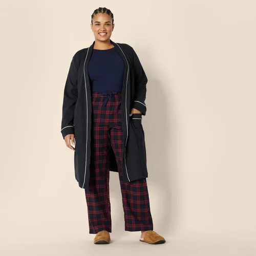 Vista 7 de Amazon Essentials Bata ligera de punto gofre de longitud media para mujer (disponible en tallas extragrandes)