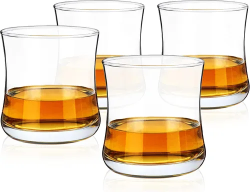 Vista 16 de Vasos altos True, juego de 4 vasos altos de vidrio para cócteles, mojito, té helado, jugos, agua con gas, vasos de cocina, vasos para bar en casa