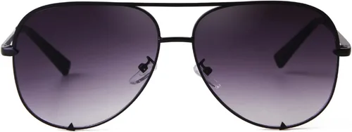 Vista 3 de ADE WU Gafas de sol estilo aviador retro de gran tamaño para mujer clásicas gafas de sol estilo piloto grandes y vintage de metal negro y dorado