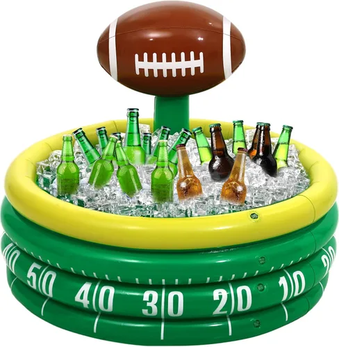Vista 12 de Bencailor - Barra de servir inflable de PVC para bebidas de fútbol, juego de lanzamiento, decoración de fiesta, rugby, baloncesto, béisbol