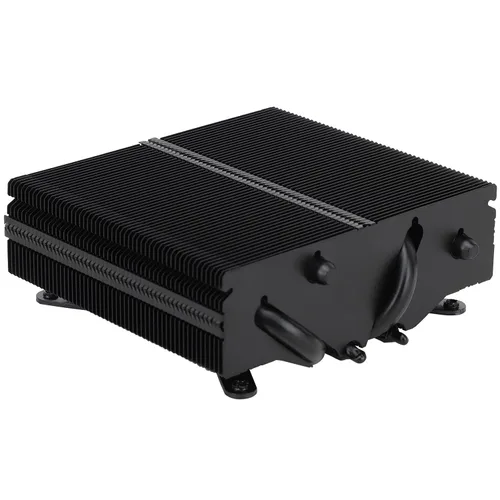 Vista 4 de Thermalright AXP90-X53 Enfriador de aire negro de bajo perfil para CPU, 2.087 in de altura, con ventilador de CPU PWM delgado TL-9015B, enfriador
