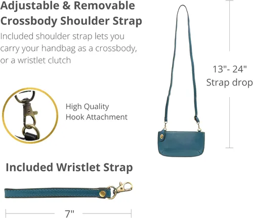 Vista 3 de Joy Susan Mini Crossbody para mujer bolso de mano de muñeca
