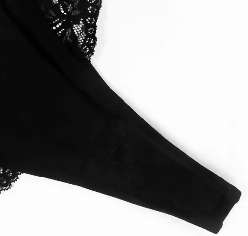 Vista 5 de Banamic Ropa interior sexy para mujer, bragas de encaje, tanga para mujer