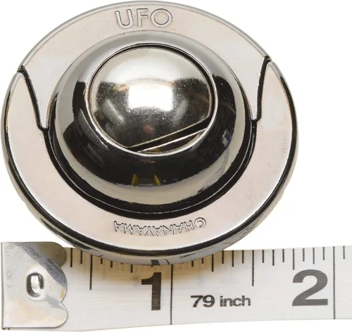Vista 5 de UFO Hanayama Brain Teaser rompecabezas, nueva versión 2019, clasificación de dificultad de nivel 4, bolsa de terciopelo rojo con cordón, paquete