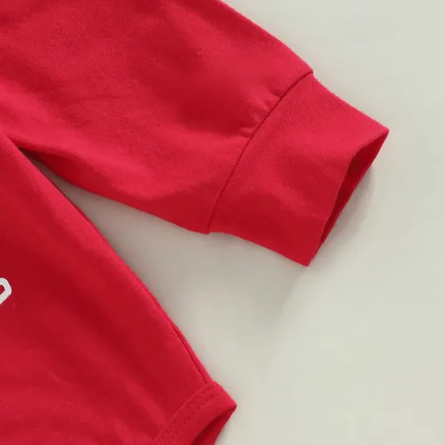 Vista 25 de FIOMVA Conjunto de ropa de 3 piezas con estampado de corazón para bebé recién nacida, para el día de San Valentín
