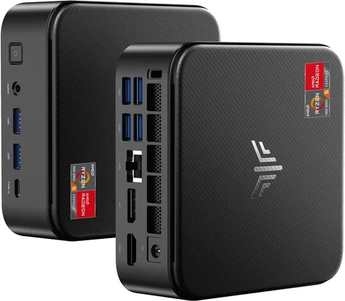 Vista 14 de KAMRUI Mini PC E3B, AMD Ryzen 5 PRO 7640HS, 24GB LPDDR5, 512 GB SSD
