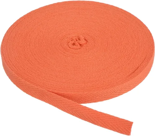 Vista 180 de PATIKIL Cinta de sarga de algodón de 1 pulgada, 50 yardas, cinta de algodón, cinta de encuadernación al bies, cinta de espiga para costura, Verde