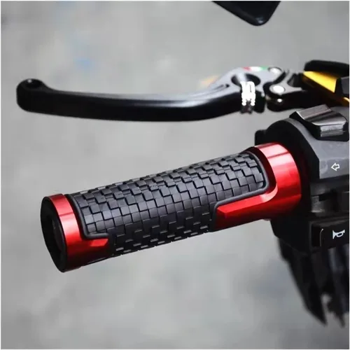 Vista 2 de 7/8" 22mm CNC Aluminum Motorcycle Handle Grips Racing Handlebar Grip for Yamaha XJ6 XJ 6 Diversion 2009 2010 2011 2012 2013 2014