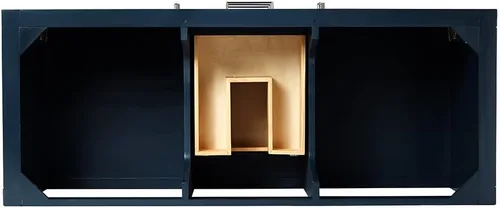 Vista 12 de ARIEL Bayhill - Tocador de baño con lavabo de 54 pulgadas, madera maciza, encimera de cuarzo blanco puro de 1.5 pulgadas, fregadero rectangular Negro