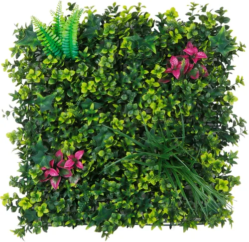 Vista 9 de Yangrass Paneles de Pared de Césped, 40"x120" (33.33 pies cuadrados) Rollo de Seto de Boj Artificial Pantalla de Privacidad, Decoración de Pared