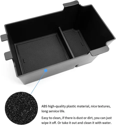 Vista 6 de YEE PIN Organizador de consola central Crosstrek 2024 2025 para Subaru Crosstrek 2024 2024 Crosstrek Bandeja de consola doble Crosstrek 2024