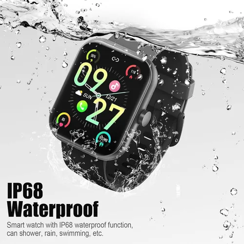 Vista 7 de Reloj inteligente para hombres y mujeres (responder/hacer llamadas), 2025 pantalla táctil HD de 1.83", rastreador de fitness, más de 110 modos